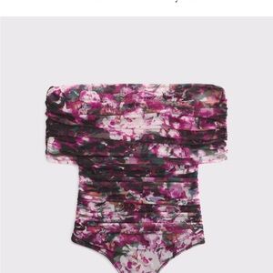 Abercrombie & Fitch Pink Floral Top - Sold Out Online